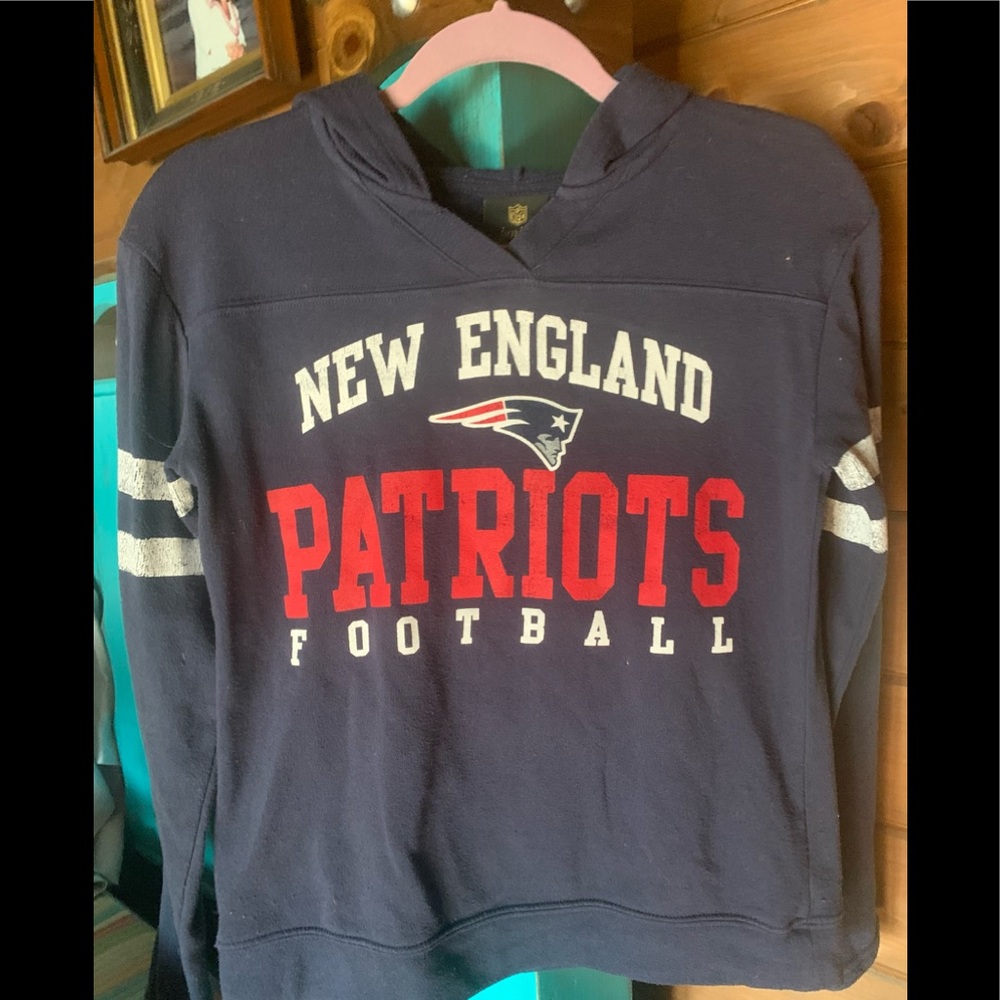 New England Patriots Pullover Hoodie, size S